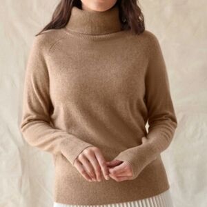 White+Warren Cashmere Essential Turtleneck Sweater XS